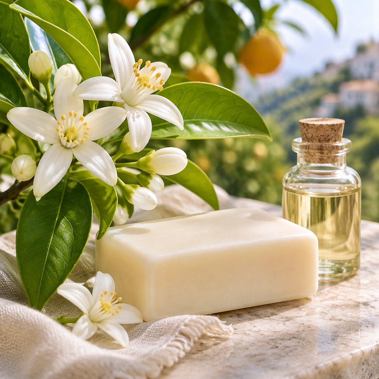 Savon parfum fleur d’oranger de Provence