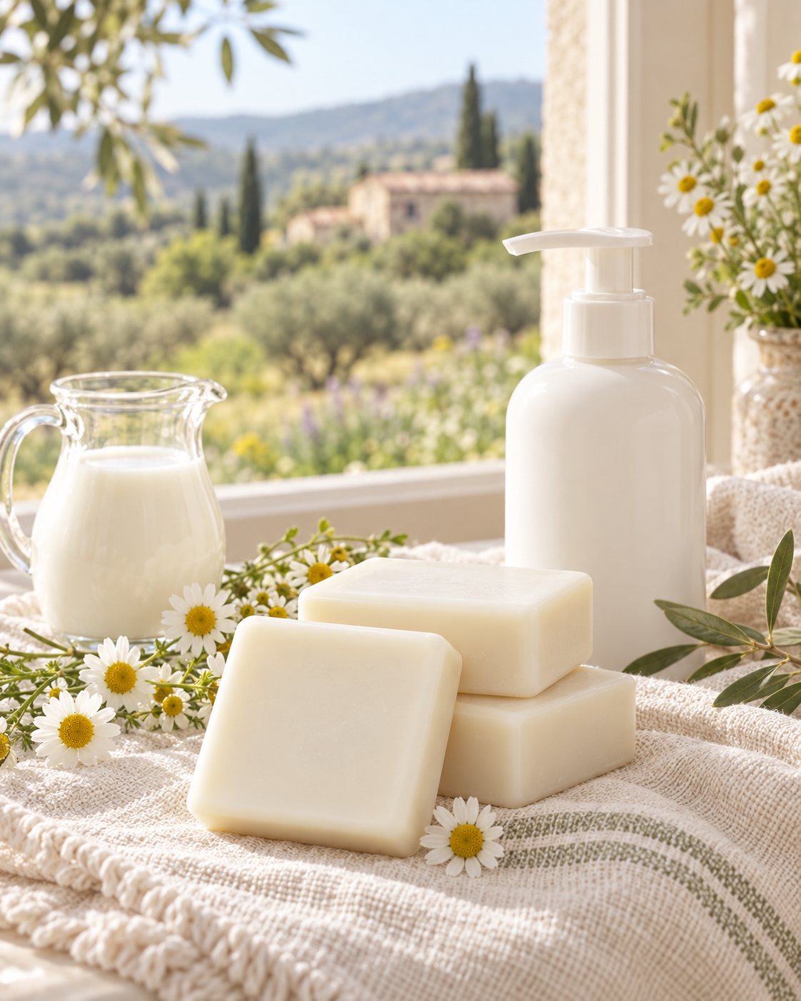 Savons et soins au lait d’ânesse