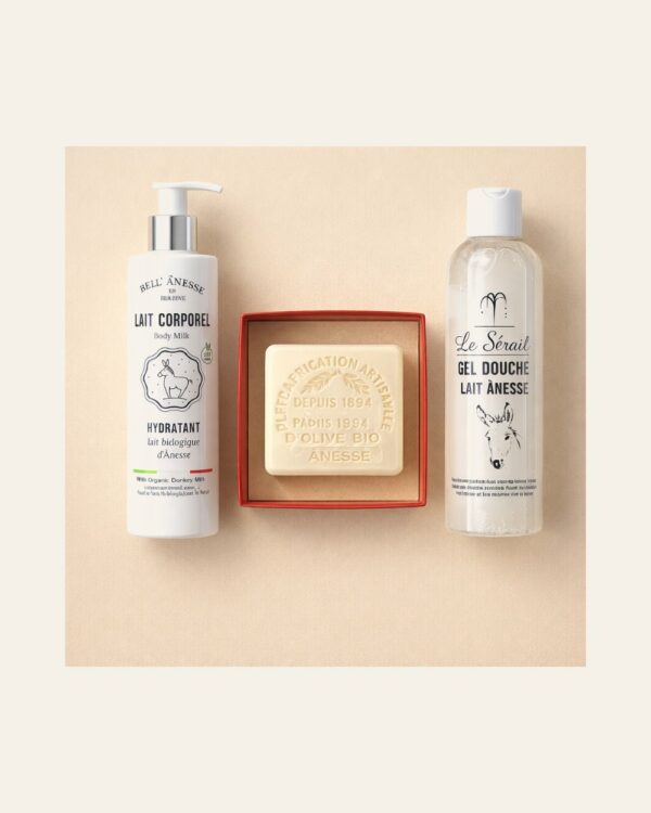 Coffret Peaux sèches au lait d’ânesse