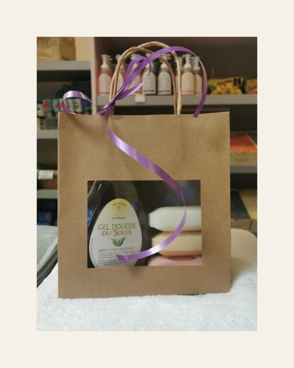 Coffret Soin et beauté – lait d’ânesse et gel sans sulfate