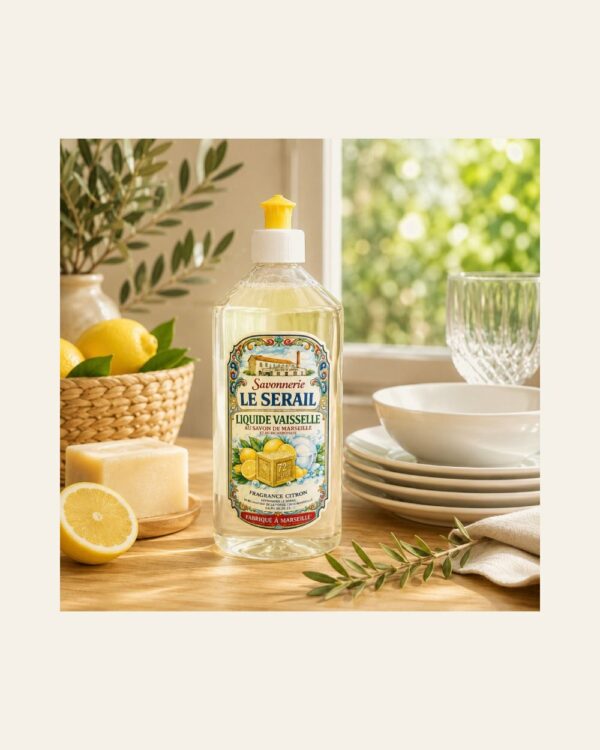 Liquide vaisselle au savon de Marseille et citron