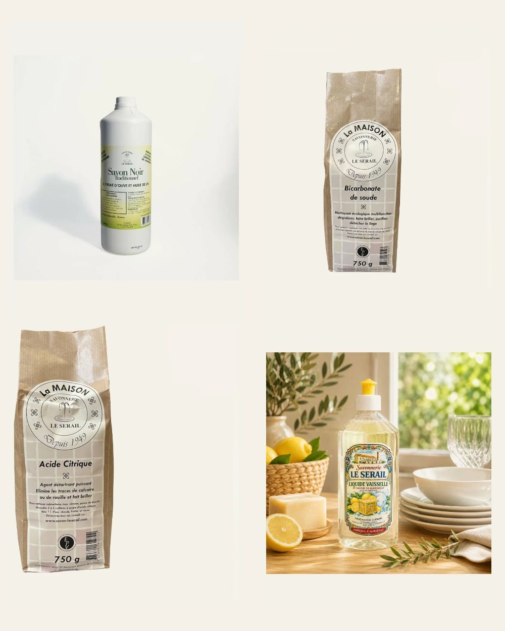 Kit ménage au naturel – le lot